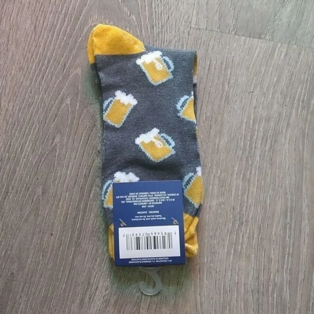 Men's Novelty Socks Beer Mugs
